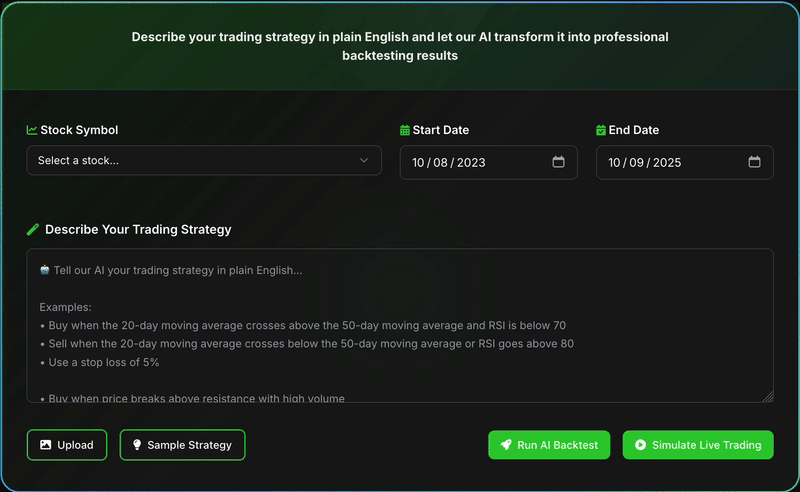 Trading Strategy Demo